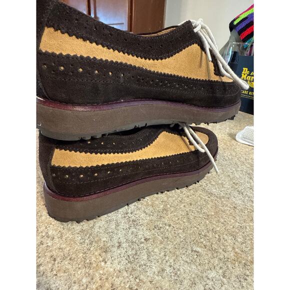 Hush Puppies Hemingway Design Brown Suede Oxford Shoes 7 π€π© - Picture 3 of 11